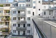 Sonnendeck-Terrasse im Innenhof, schön aufgeteilte 2-Zimmer Neubauwohnung