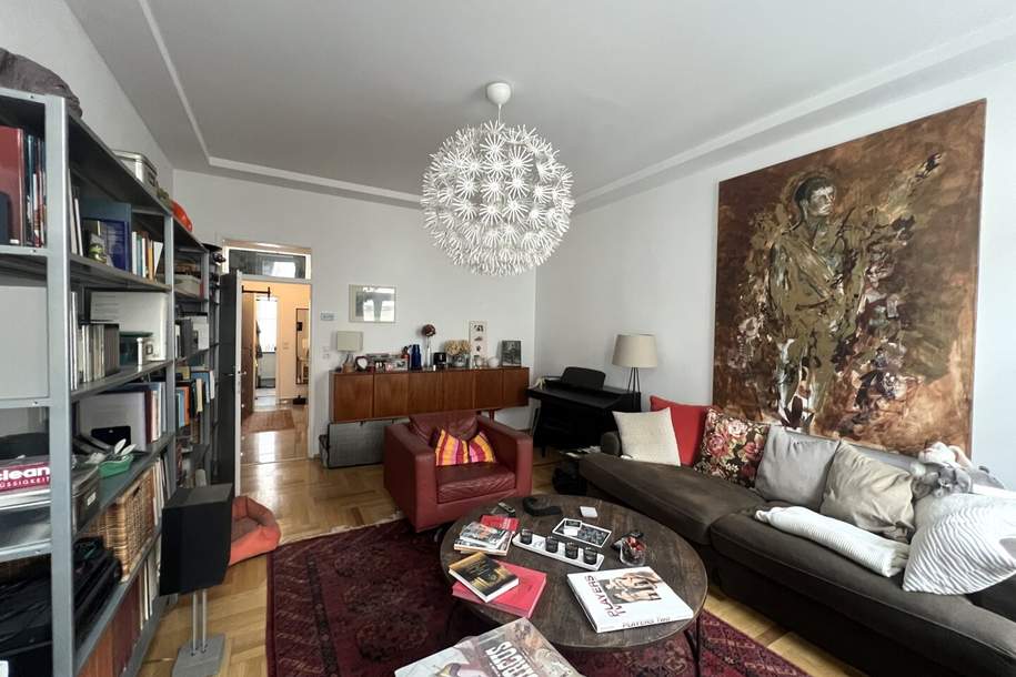 UNBEFRISTET - Helle 3-Zimmer Altbauwohnung mit separater Küche im 2. Liftstock und KFZ-Stellplatz optional, Wohnung-miete, 1.260,01,€, 1040 Wien 4., Wieden