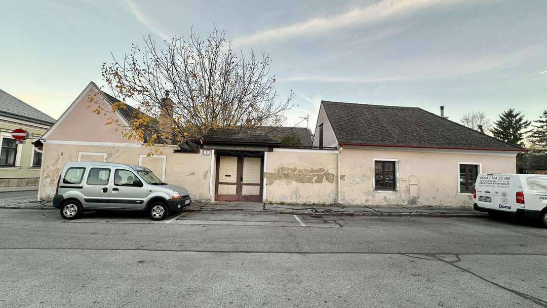 Ein Stück Geschichte mit Zukunft – sanierungsbedürftiges Haus in Traumlage gegenüber Schloss Hunyadi