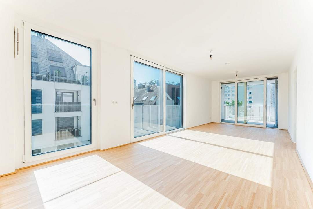 Erstbezug! Nahe Vetmeduni! Moderne 2-Zimmer-Balkonwohnung in Donaustadt zu vermieten!