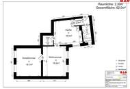 Neu, modern &amp; einzigartig - Wohnen mit Charakter in Steyr Münichholz! Umfassend sanierte 2 Zimmer-Wohnung mit außergewöhnlichem Grundriss, praktischem Abstellraum und Luxus-Badezimmer mit ebenerdiger Dusche!
