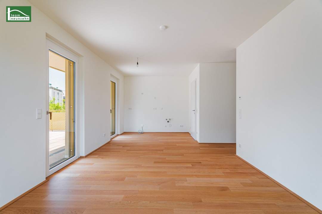 Große und sonnige Süd-Terrasse _ Provisionsfreier Erstbezugs in begehrter Grünruhelage mit hervorragender Ausstattung (Geothermie,..)
