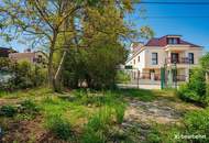 Grünruhelage: Baugrund mit Abbruchhaus zwischen Hanusch KH und Flötzersteig