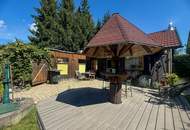 *** kleines gemütliches, möbliertes Häuschen mit Gartenparadies in der Waldrandsiedlung, mit Photovoltaik, Brunnen, Sauna, Garage, Carport,….. ***