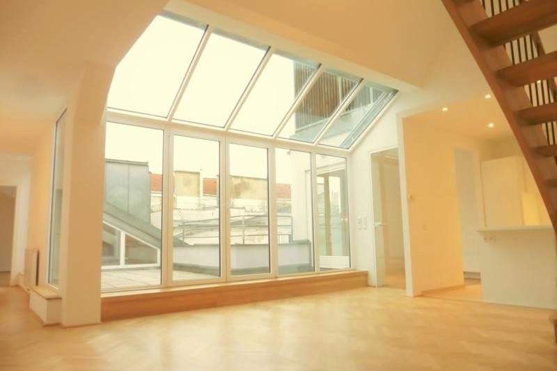 GRANDIOSE DG-Wohnung!!! Knapp 30m² Terrassenfläche und Weitblick!!!, Wohnung-miete, 2.595,00,€, 1040 Wien 4., Wieden