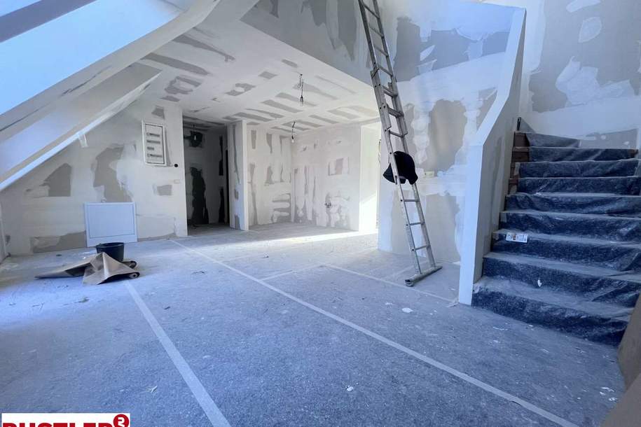 Dachgeschosswohnung in Fertigstellung | Wohnen auf 2 Etagen mit 2 Freiflächen | Bestage Meidlings, Wohnung-kauf, 799.000,€, 1120 Wien 12., Meidling