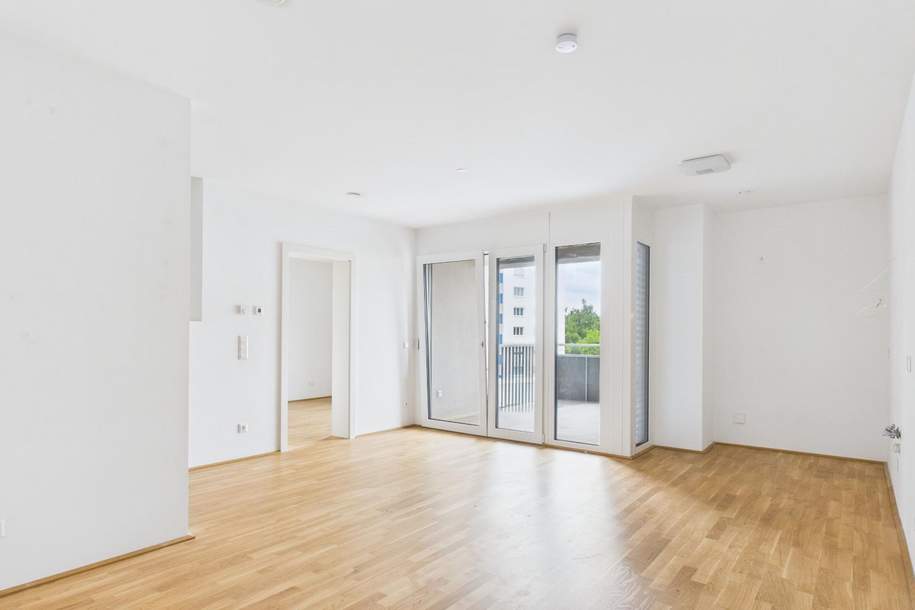 Anlegerhit! 2 Zimmer Wohnung mit großer Loggia und perfekter Anbindung ERSTBEZUG, Wohnung-kauf, 234.000,€, 4600 Wels(Stadt)