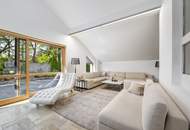 Blickfang mit Privatsphäre! Außergewöhnliches Designerhaus mit viel Raum zur Entfaltung | 9 Zimmer, Edelstahlpool, Sauna, Weinkeller | Vereint Wohnen und Arbeiten | Barrierefrei