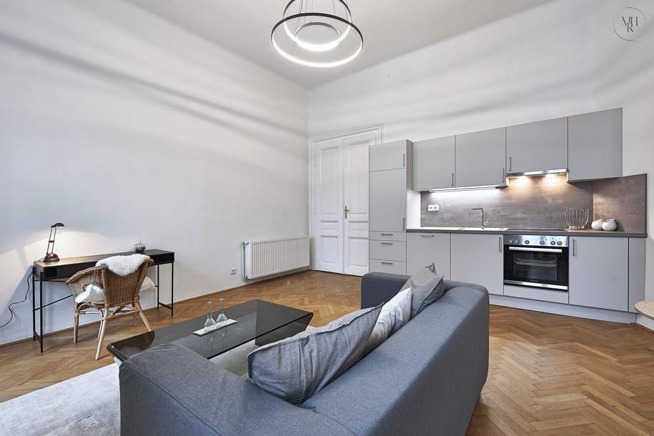 Charmante 3-Zimmer Wohnung vollmöbliert bei Josefsplatz, Wohnung-miete, 1.170,01,€, 2500 Baden