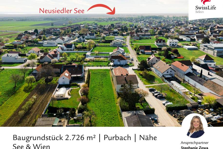 Seltene Gelegenheit – eines der größten privaten Grundstücke in Purbach, Grund und Boden-kauf, 365.000,€, 7083 Eisenstadt-Umgebung