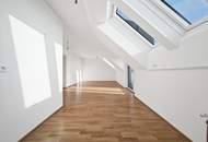 Erstbezug nach Errichtung | 3-Zimmer Dachgeschosswohnung mit Balkon in ruhigen Innenhof | PKW-Abstellplatz | fertiggestellt &amp; bezugsbereit