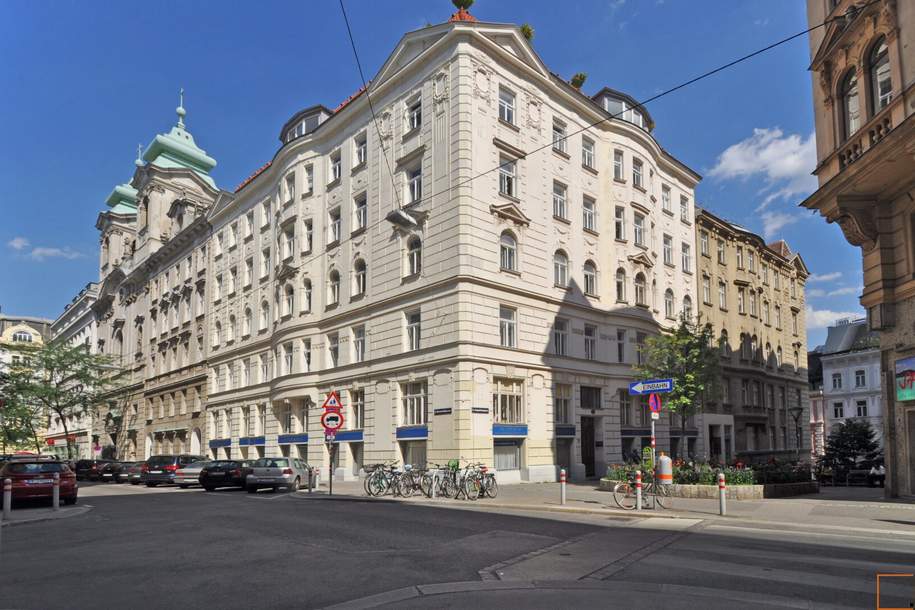 Museumsquartier: Erstbezug: Elegante 5,5 Zimmer-Altbauwohnung mit Balkon, Wohnung-miete, 3.980,41,€, 1060 Wien 6., Mariahilf
