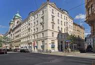 Museumsquartier: Erstbezug: Elegante 5,5 Zimmer-Altbauwohnung mit Balkon
