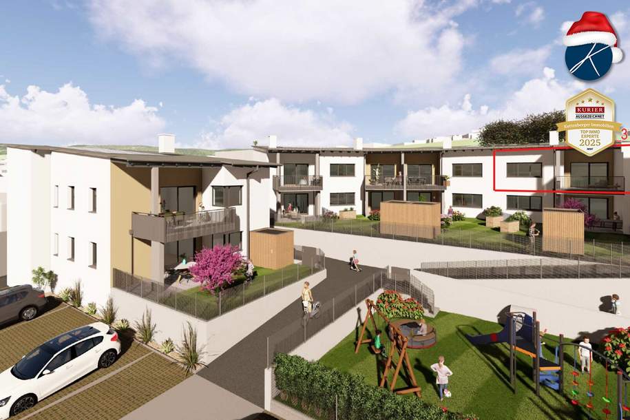 3-Zimmer Wohnung mit großzügigem Balkon, Wohnung-miete, 1.256,60,€, 3552 Krems(Land)