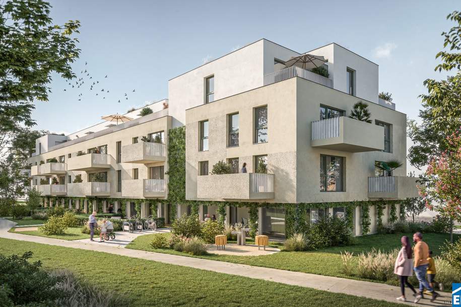 Wohnen am Grünen Band, Wohnung-legalform.mietkauf, 216.200,€, 1220 Wien 22., Donaustadt