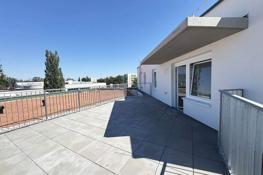 ERSTBEZUG „ein viertel grün“ in Wiener Neustadt - traumhafte 3 Zimmer Dachterrassenwohnung, Wohnung-miete, 906,07,€, 2700 Wiener Neustadt(Stadt)