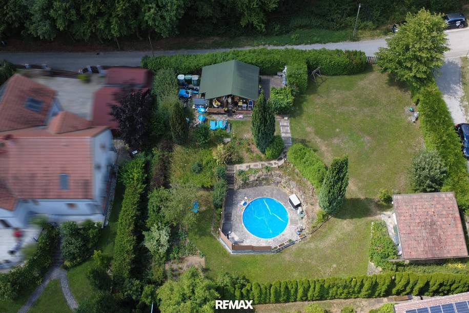 Baugrundstück mit Pool und Gartenoase in Unterwölbling, Grund und Boden-kauf, 115.000,€, 3124 Sankt Pölten(Land)