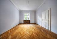 LÄSST JEDES ALTBAU-LIEBHABER-HERZ HÖHER SCHLAGEN: Gesamte BELETAGE mit über 200 qm in Bennogasse!