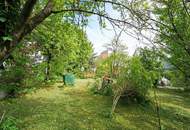 Grünruhelage: Baugrund mit Abbruchhaus zwischen Hanusch KH und Flötzersteig