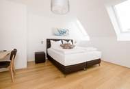 Exklusive Dachgeschosswohnung mit 2 Terrassen nahe Augarten – Ruhelage &amp; Fernblick