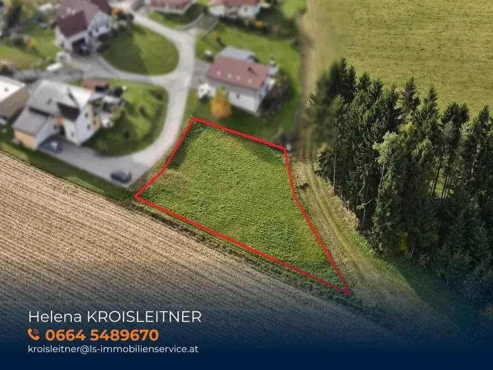 Sonniger Baugrund in absolut ruhiger Lage am Ende einer Sackgasse!