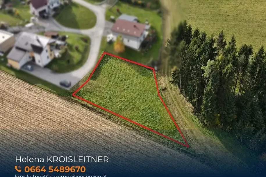 Sonniger Baugrund in absolut ruhiger Lage am Ende einer Sackgasse!, Grund und Boden-kauf, 59.994,€, 8234 Hartberg-Fürstenfeld