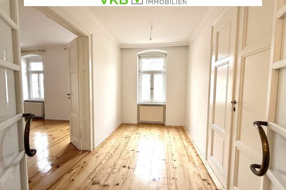 Großzügige Altbauwohnung mit klassischem Charme in zentraler Lage, Wohnung-miete, 1.098,00,€, 4020 Linz(Stadt)