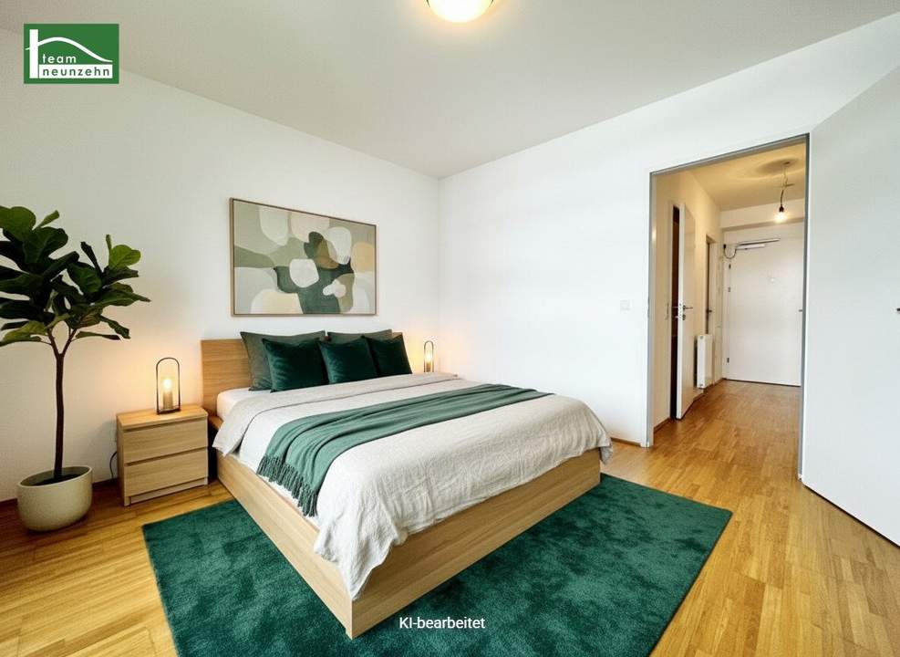 Urbane Oase im Grünen: Idyllische 2-Zimmer-Wohnung mit großem Balkon!
