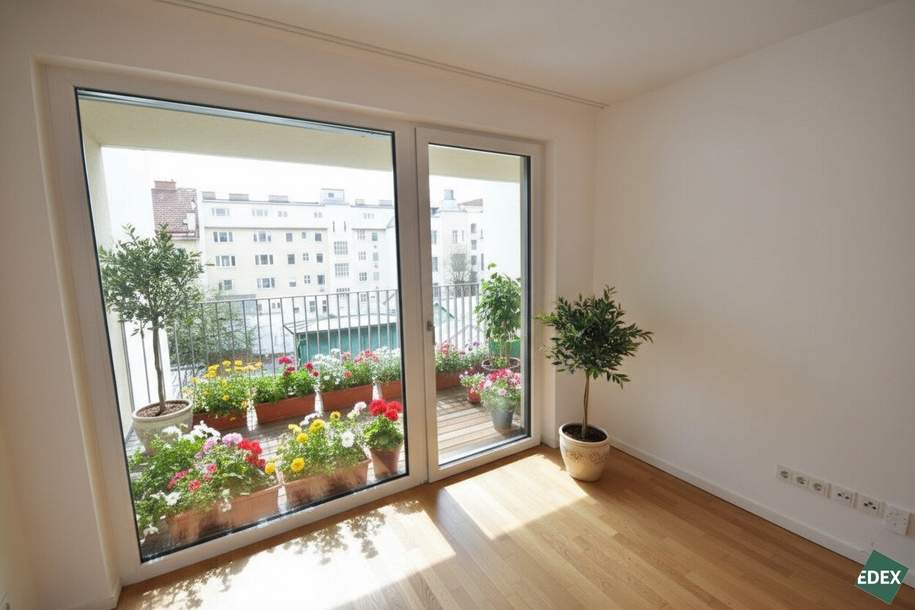 Ruhelage: Schöne 2-Zimmer-Wohnung mit Loggia in Augartennähe, Wohnung-miete, 1.549,00,€, 1020 Wien 2., Leopoldstadt