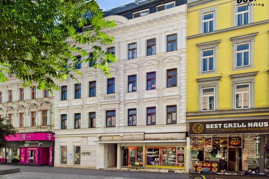 Revitalisierter Historischer Thaliahof – Stilvoll Wohnen & Investieren im Wiener Altbau-Juwel // Hochwertige Ausstattung und moderne Technik, Gewerbeobjekt-kauf, 650.000,€, 1160 Wien 16., Ottakring