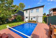 "Kleingartenhaus mit Pool"