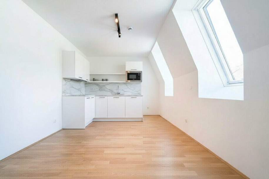 Kompakte 2-Zimmer DG-Wohnung, Wohnung-kauf, 338.000,€, 1020 Wien 2., Leopoldstadt