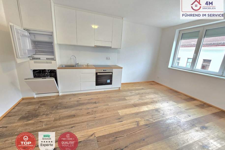 Hochwertige zwei Zimmer Dachgeschosswohnung mit TOP Anbindung in 1070 Wien, Wohnung-kauf, 280.000,€, 1070 Wien 7., Neubau
