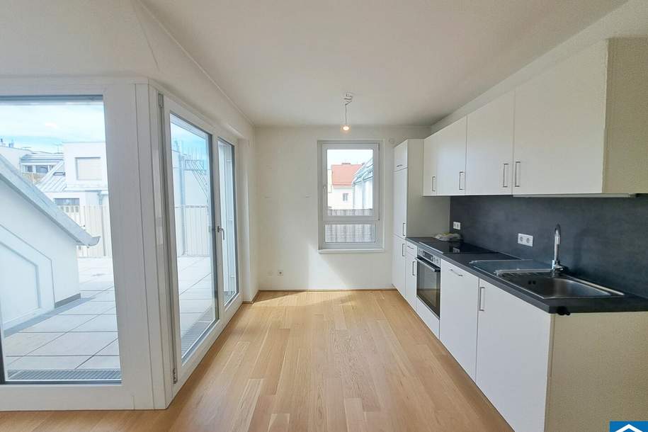 2 Zimmer Wohnung mit sonniger Dachterrasse!, Wohnung-miete, 1.099,00,€, 1100 Wien 10., Favoriten