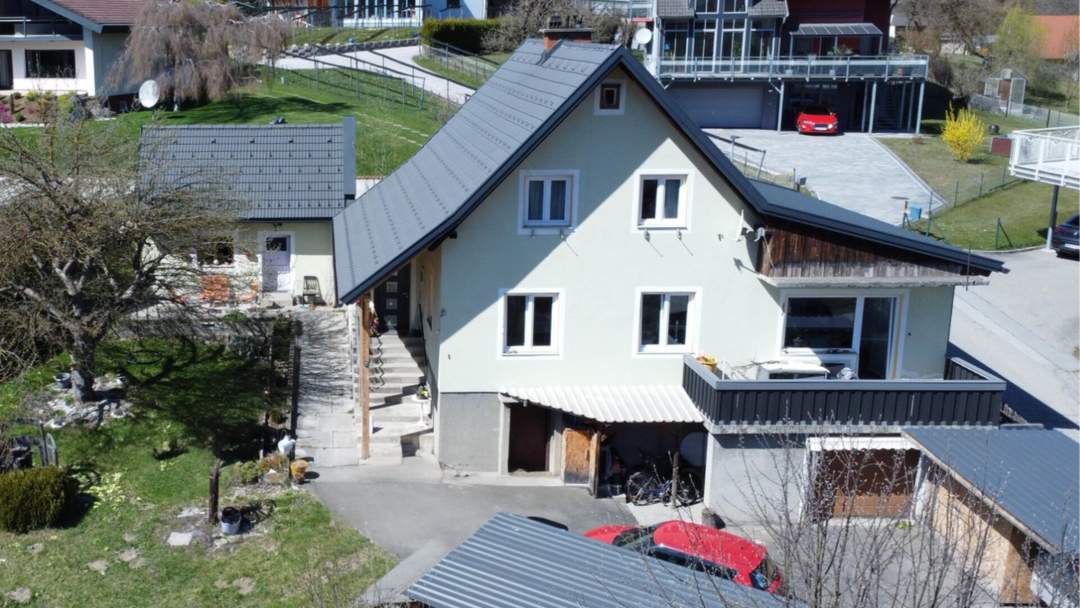 Neuer Preis! Einfamilienhaus mit Aussicht ins Mürztal! Riesen Grundstück inklusive!