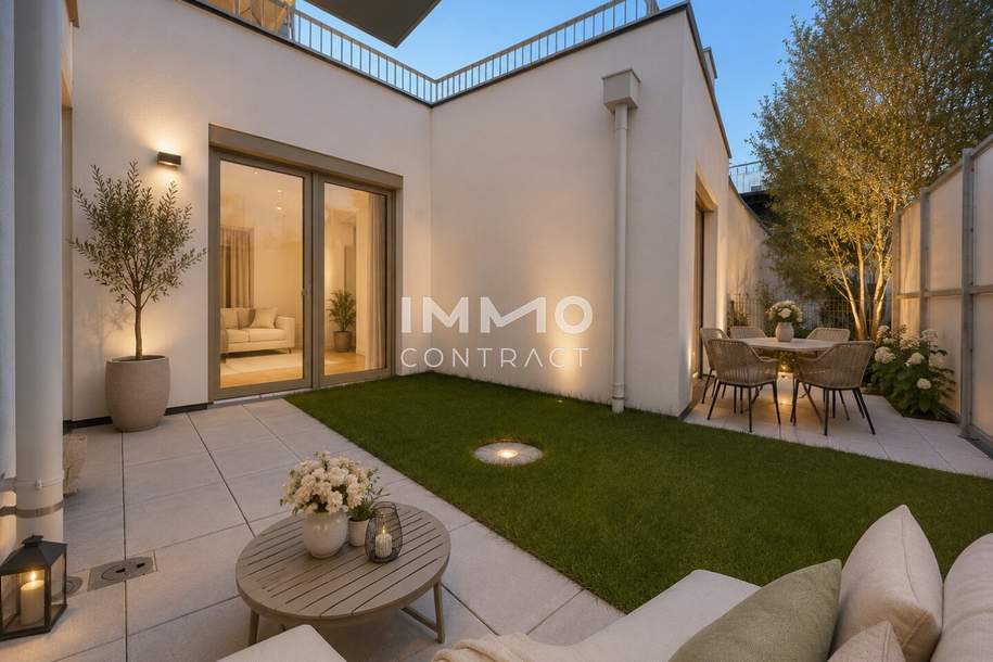 Großzügige Gartenwohnung mit sonniger Terrasse & zwei Bädern – Erstbezug BEIM DONAUUFER, Wohnung-kauf, 269.000,€, 1210 Wien 22., Donaustadt