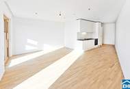 Sonnwendviertel: 1-Zimmer-Wohnung mit Balkon im 17. OG – Fitnessraum, Co-Working & Rooftop-Terrasse inklusive!