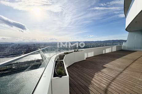 Traum-Apartment mit Rundumblick und 86 qm Balkon . Gym, Sauna, Pool, Bar, Restaurant &amp; Lounges, Wohnung-kauf, 424.710,€, 1220 Wien 22., Donaustadt