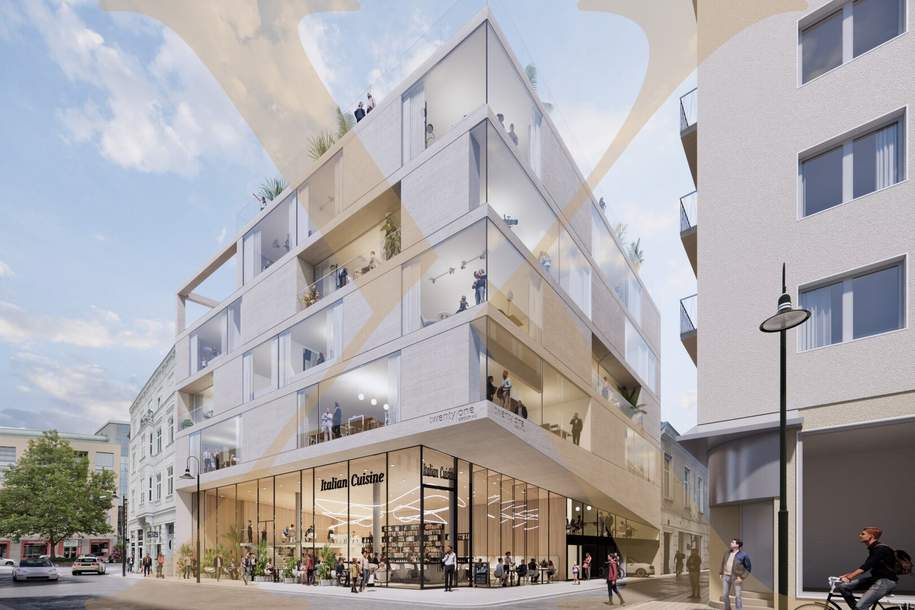 Erstbezug: Moderne Büro-/Geschäfts oder Gastrofläche in bester Linzer Innenstadtlage zu vermieten!, Gewerbeobjekt-miete, 17.324,10,€, 4020 Linz(Stadt)