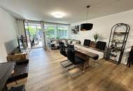 DORNBIRN-Gartenwohnung/Terrassenwohnung, ca. 57 m2 plus beheizter, ganzjährig nutzbarer Wintergarten ca. 19 m2, wie ein 2. Wohnzimmer, inkl. 1 TG, direkter Zweit-Zugang über die Terrassenanlage, verschließbares Gartentor.