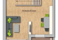 Modernes Plus-Energie-Reihenhaus in Massivholzbauweise