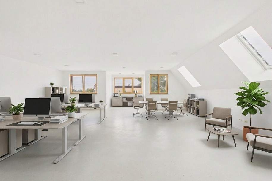 HELLES NEUBAU-BÜRO MIT 75 m² – STELLPLATZ INKLUSIVE, Gewerbeobjekt-miete, 601,68,€, 2333 Bruck an der Leitha