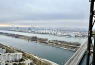 Panorama über Innenstadt &amp; Donau 3-Zimmer-Eckwohnung mit zwei Loggien im DC2