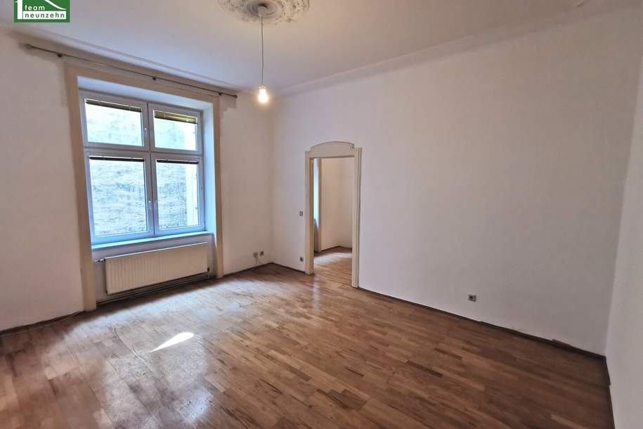 BEI DER ECKE NEUBAUGASSE! LEISTBARE GEBRAUCHTE WOHNUNG IN HOFRUHELAGE! SCHÖNES ALTBAUHAUS! SEHR ZENTRAL! Für Eigennutzer aber auch Anleger., Wohnung-kauf, 285.000,€, 1070 Wien 7., Neubau