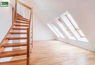 Sonnige Dachgeschosswohnung mit Blick &amp; Stil – Nähe Mariahilfer Straße! - JETZT ZUSCHLAGEN