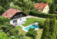 Grünruhelage am Waldrand! Familienidyll mit großem Garten, Schwimmbecken und Sauna