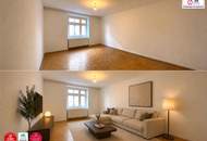 Drei Zimmer Wohnung-Hell-Klar-Altbau