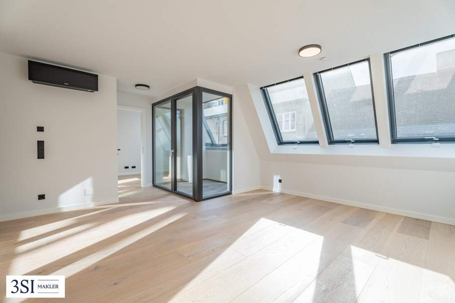 Sonniges Wohnen mit Stil – charmante Zwei-Zimmer-Stadtwohnung mit Loggia in Südwestlage, Wohnung-kauf, 590.000,€, 1050 Wien 5., Margareten