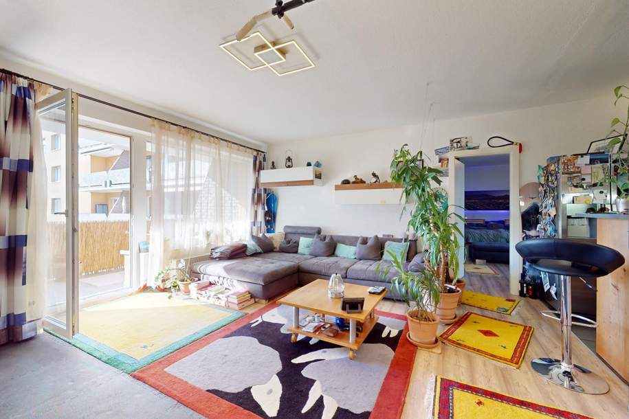 Gemütliche 2-Zimmer-Wohnung mit Balkon, Büro und Wintergarten!, Wohnung-kauf, 330.000,€, 6020 Innsbruck-Stadt