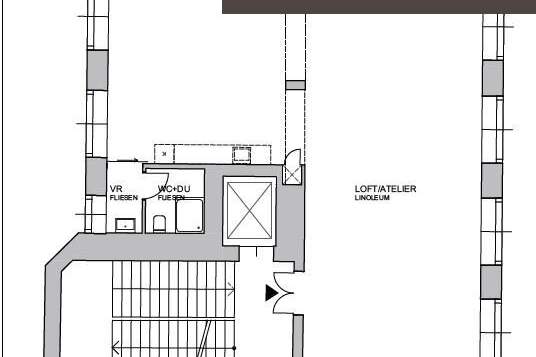 + + + LOFT | ATELIER | Industrial Style - Nähe MARIAHILFERSTRASSE + + +, Gewerbeobjekt-miete, 2.220,40,€, 1070 Wien 7., Neubau